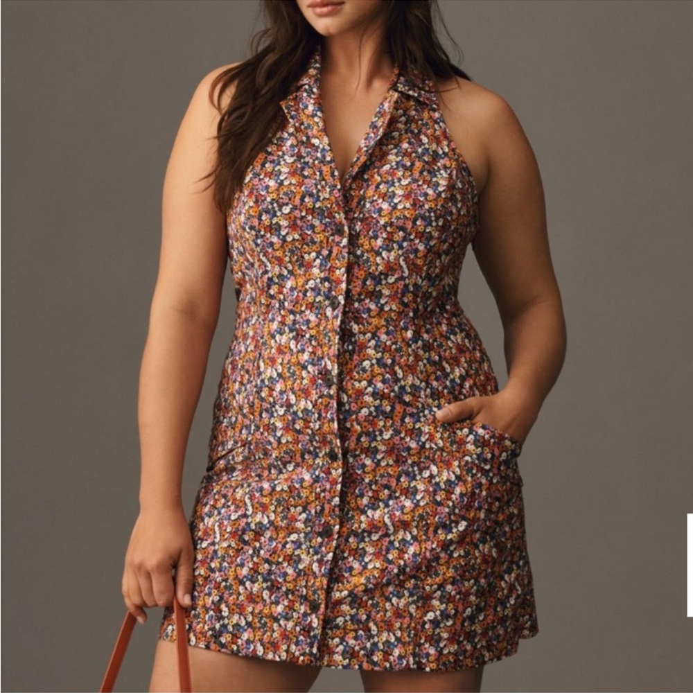 The Amelia Collared Mini Dress by Maeve - Anthropologie Exclusive